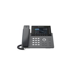 Professional P Phone, 16 SIP accounts, 14 lines, 2x GbE PoE, Wi-Fi, 1280x720 (5.0") color LCD, 56 virtual BLF keys, GBX20 support,12V/1A PSU