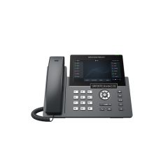 Professional P Phone, 16 SIP accounts, 12 lines, 2x GbE PoE, Wi-Fi, 1024x600 (7.0") touch screen color LCD, 48 virtual BLF keys, 12V/1A PSU