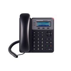 Basic IP Phone, 1x SIP account, 2x lines, 2x Ethernet 10/100 PoE, 132x48 (2.95") LCD, no PSU
