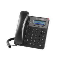 Basic IP Phone, 1x SIP account, 2x lines, 2x Ethernet 10/100 PoE, 132x48 (2.95") LCD, 5V/0.6A PSU